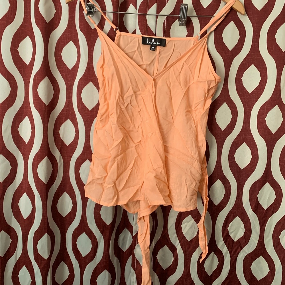 Peach super cute light weight tank
